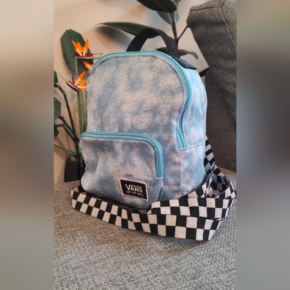 VANS Cloud Print Mini Backpack - Picture 1 of 8